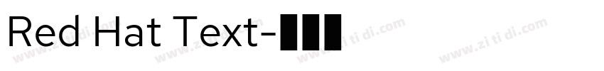 Red Hat Text字体转换